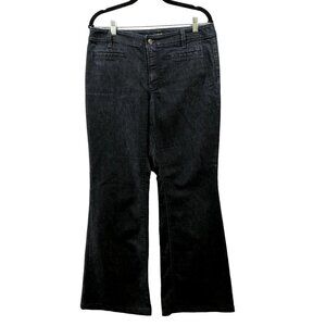 Ann Taylor Trouser Jeans Womens Size 8 Bootcut Flare Dark Wash‎ Blue Mid Rise